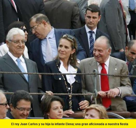  rey juan carlos e infanta elena en los toros